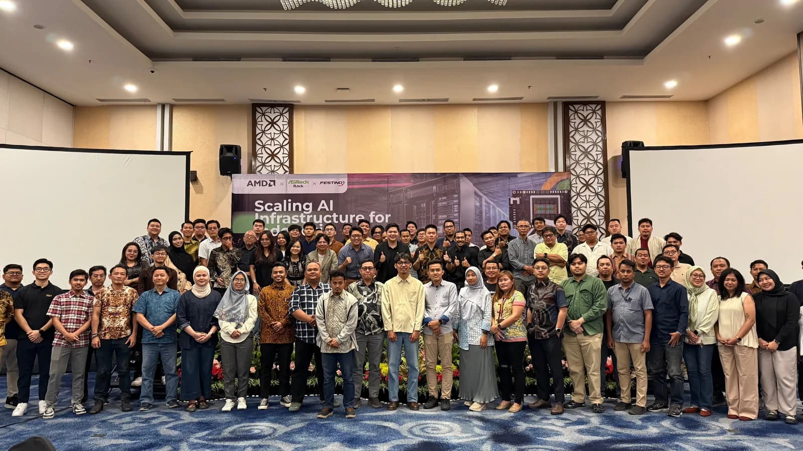 Emeta Technology Hadirkan Solusi AI Enterprise di Event Festino x AMD x ASRock